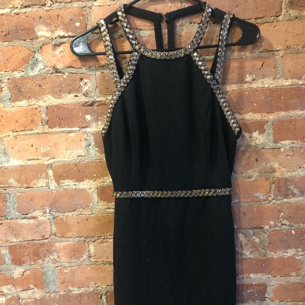 Sexy beaded cocktail dress